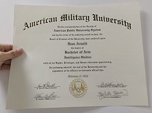 American Military University diploma