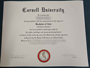 Cornell University diploma