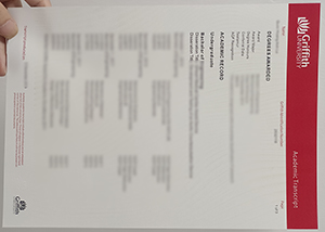 Griffith University transcript