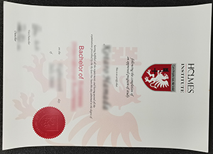 Holmes Institute diploma