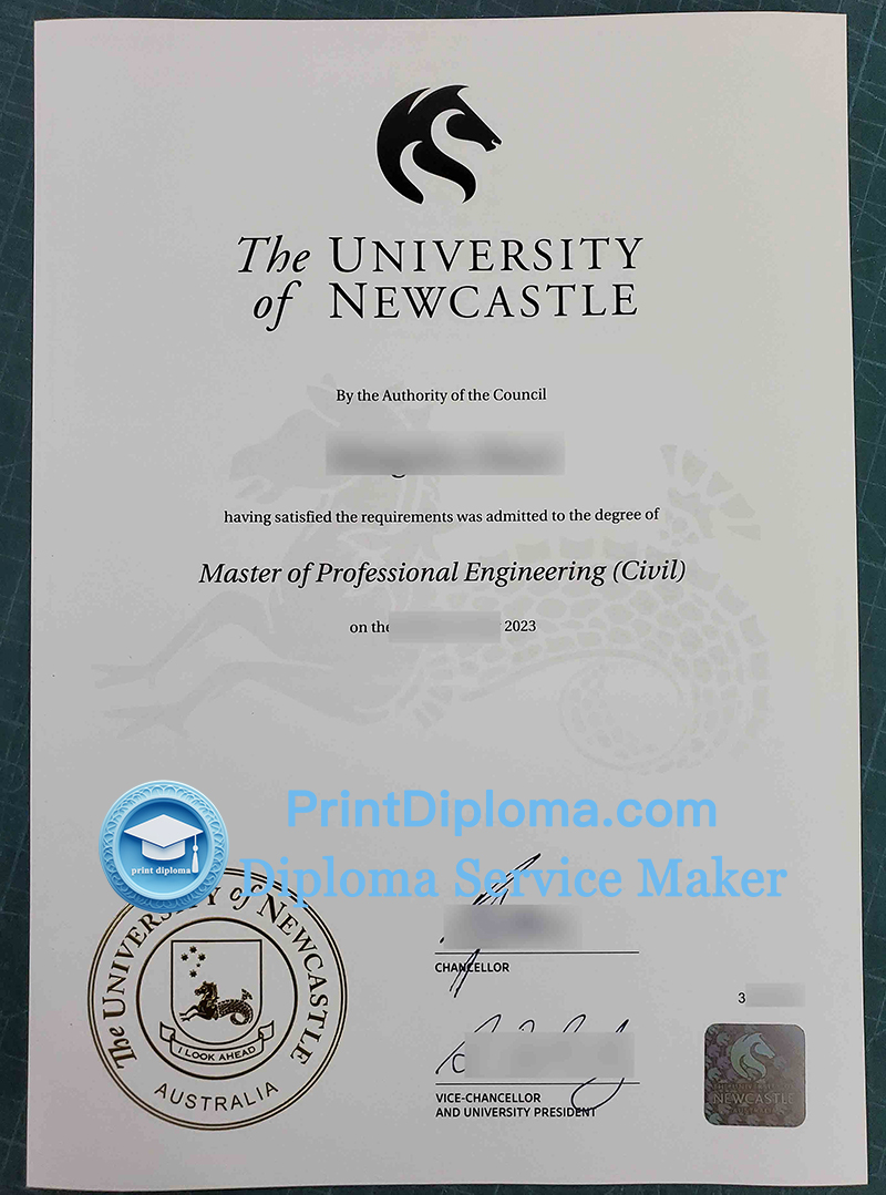 University of Newcastle diploma
