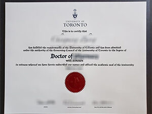 University of Toronto diploma