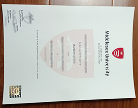 Middlesex University diploma