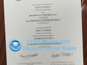 Aberystwyth University diploma