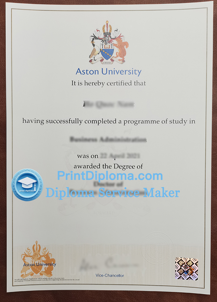Aston University diploma Aston University diploma