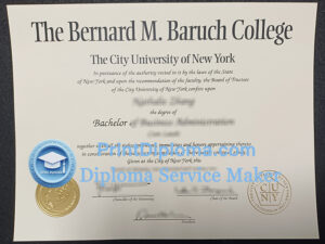 Baruch College diploma