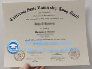 California State University, Long Beach diploma, CSULB degree