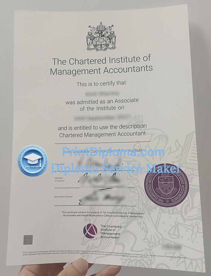 Chartered Institute of Management Accountants Certificate, CIMA Certificate