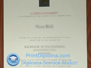 Curtin University diploma