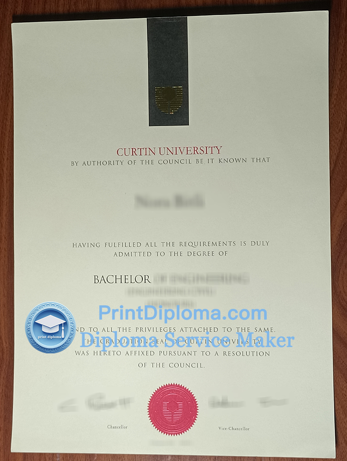 Curtin University diploma