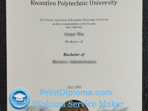Kwantlen Polytechnic University diploma