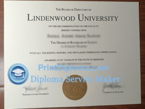 Lindenwood University diploma