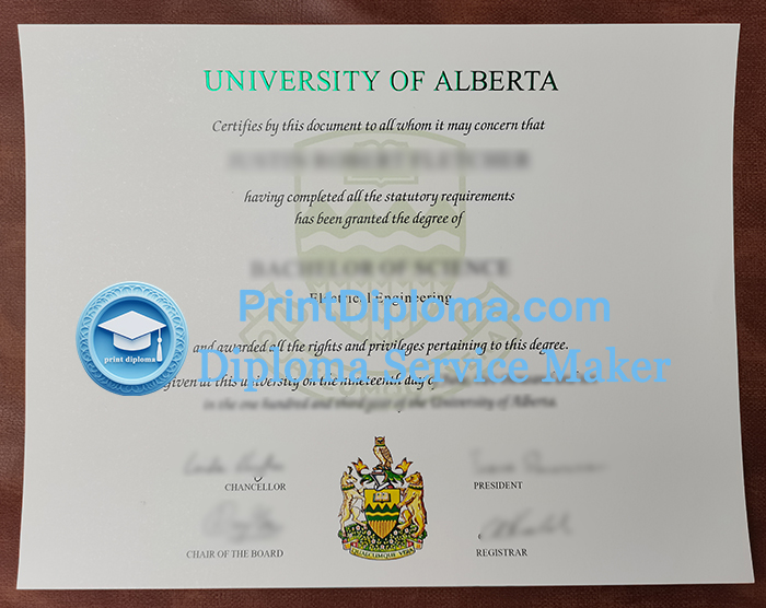 University of Alberta diploma