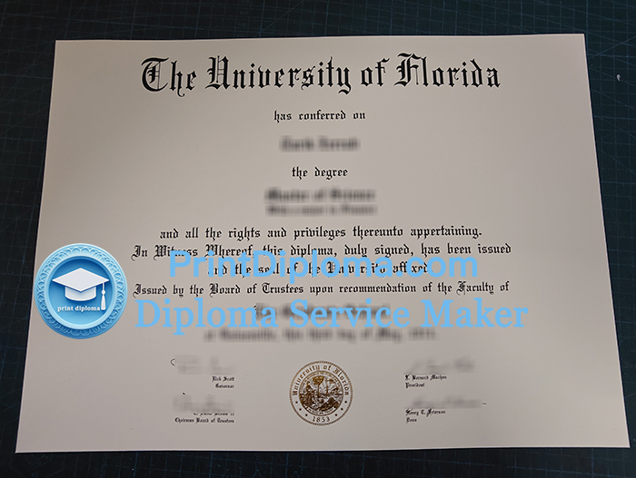 University of Florida diploma