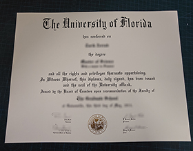 University of Florida diploma