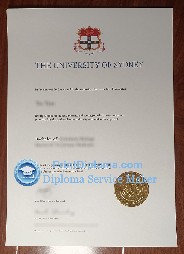 University of Sydney diploma, USYD degree 