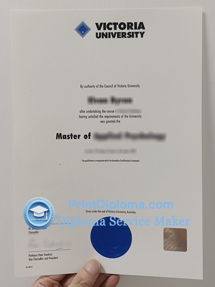 Victoria University diploma